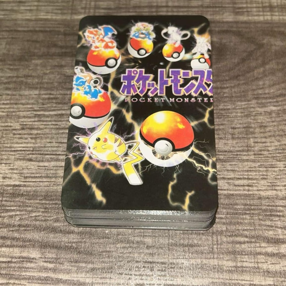 Rare Vintage Deck Of Pokémon Poker Playing Cards Pocket Monster